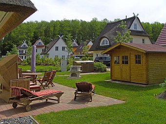 Blick in die offene Küche