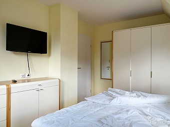 Das zweite Eltern-Schlafzimmer im Dachgeschoss
