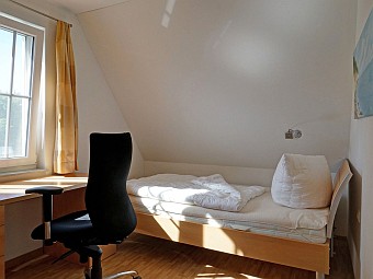 Das Kinderzimmer im Dachgeschoss